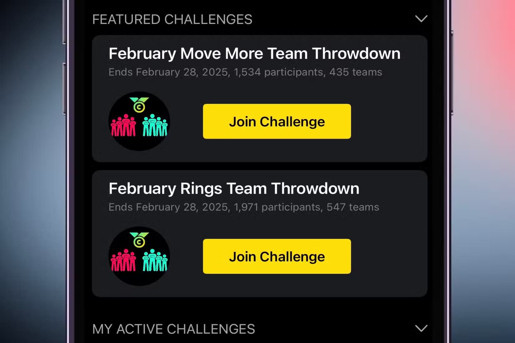 community-challenges كيف تتنافس مع أصدقائك على النشاط باستخدام Apple Watch وGoogle Fit وFitbit