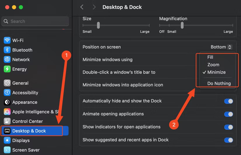 double-click-to-minimize-apps-macos أفضل النصائح للمبتدئين لاستخدام نظام macOS بسهولة وفعالية