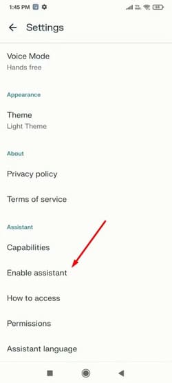 enable-assistant-option-in-the-preplexity-app كيفية الاستفادة من مساعد Perplexity AI على أجهزة Android لتحسين إنتاجيتك