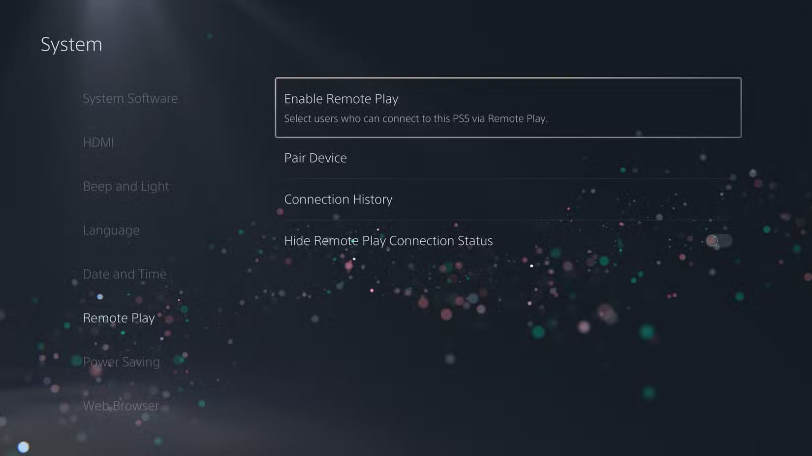 enable-remote-play-on-ps5 كيفية تشغيل ألعاب Xbox وPlayStation على جهاز Mac بخطوات بسيطة وفعالة