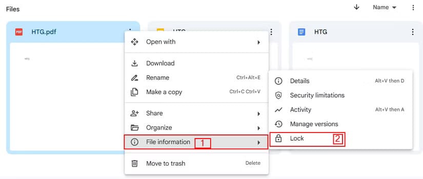 file-information-lock-google-drive حماية ملفاتك على Google Drive من التعديلات غير المرغوب فيها بخطوات بسيطة