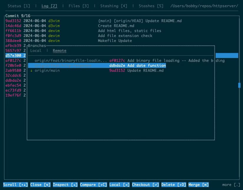 gitui-tui واجهات نصية تفاعلية تعيد تشكيل تجربة استخدام Terminal