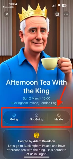 going-not-going-and-maybe-options-in-invites-app-on-iphone إدارة الأحداث بسهولة باستخدام أدوات دعوات Apple الفعّالة