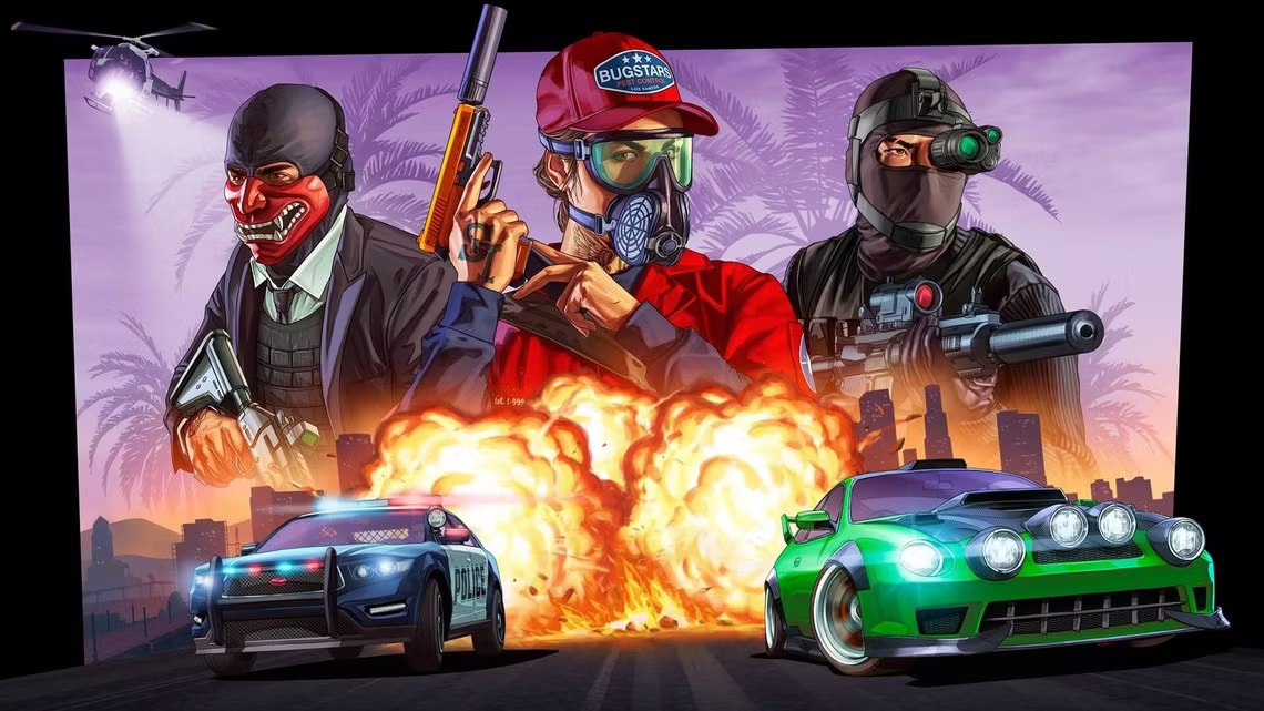 gta-online-with-cars-and-people رئيس Take-Two يؤكد: GTA Online 2 ستتعايش مع النسخة الأصلية