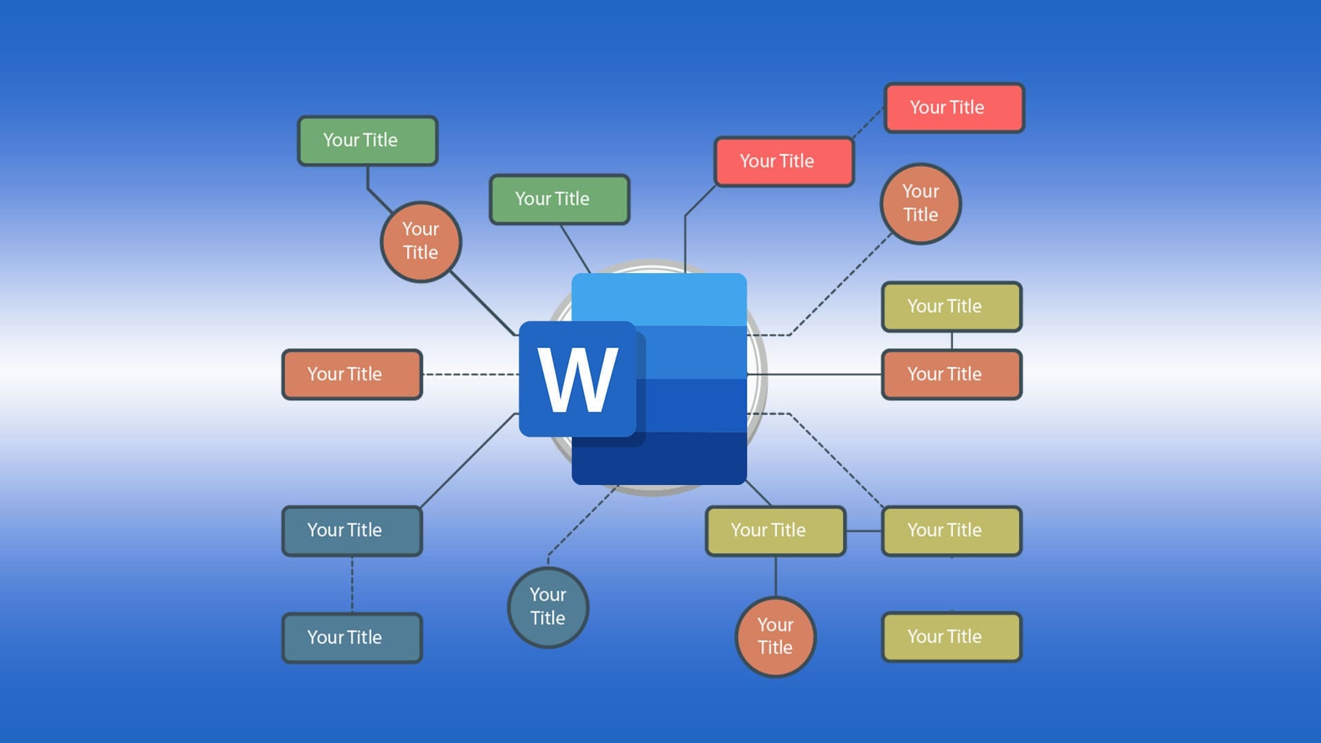 how-to-create-a-mind-map-in-word طريقة إنشاء خرائط ذهنية بسهولة باستخدام Microsoft Word