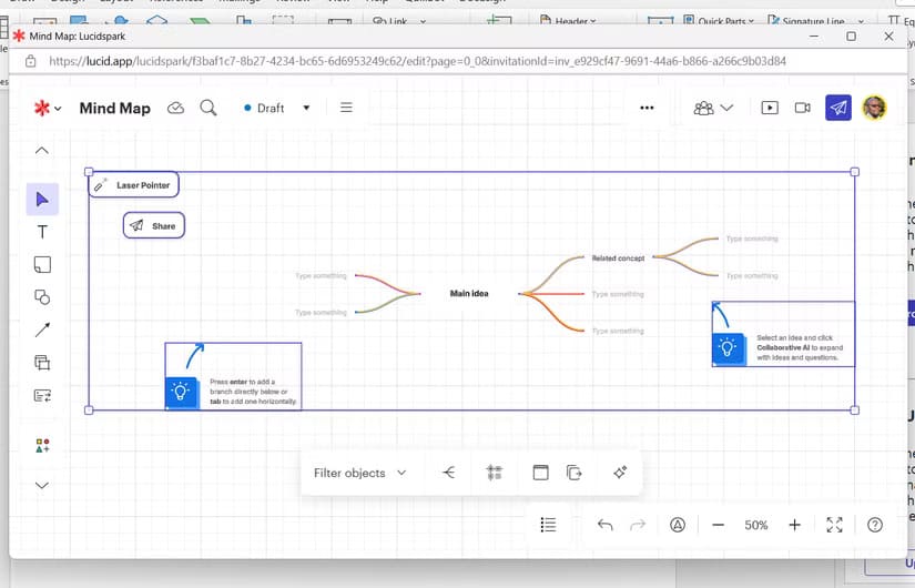 lucidchart-add-in-microsoft-word إضافات Microsoft Word التي ستغير طريقة عملك وتعزز إنتاجيتك