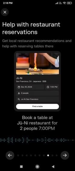 making-resturant-reservation-using-preplexity كيفية الاستفادة من مساعد Perplexity AI على أجهزة Android لتحسين إنتاجيتك