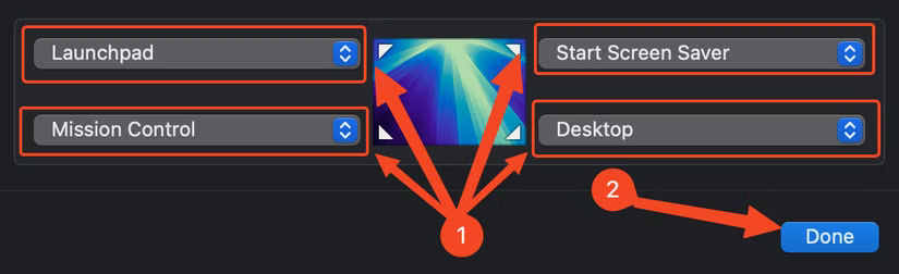 map-mission-control-to-a-hot-corner-macos-02 أفضل النصائح للمبتدئين لاستخدام نظام macOS بسهولة وفعالية