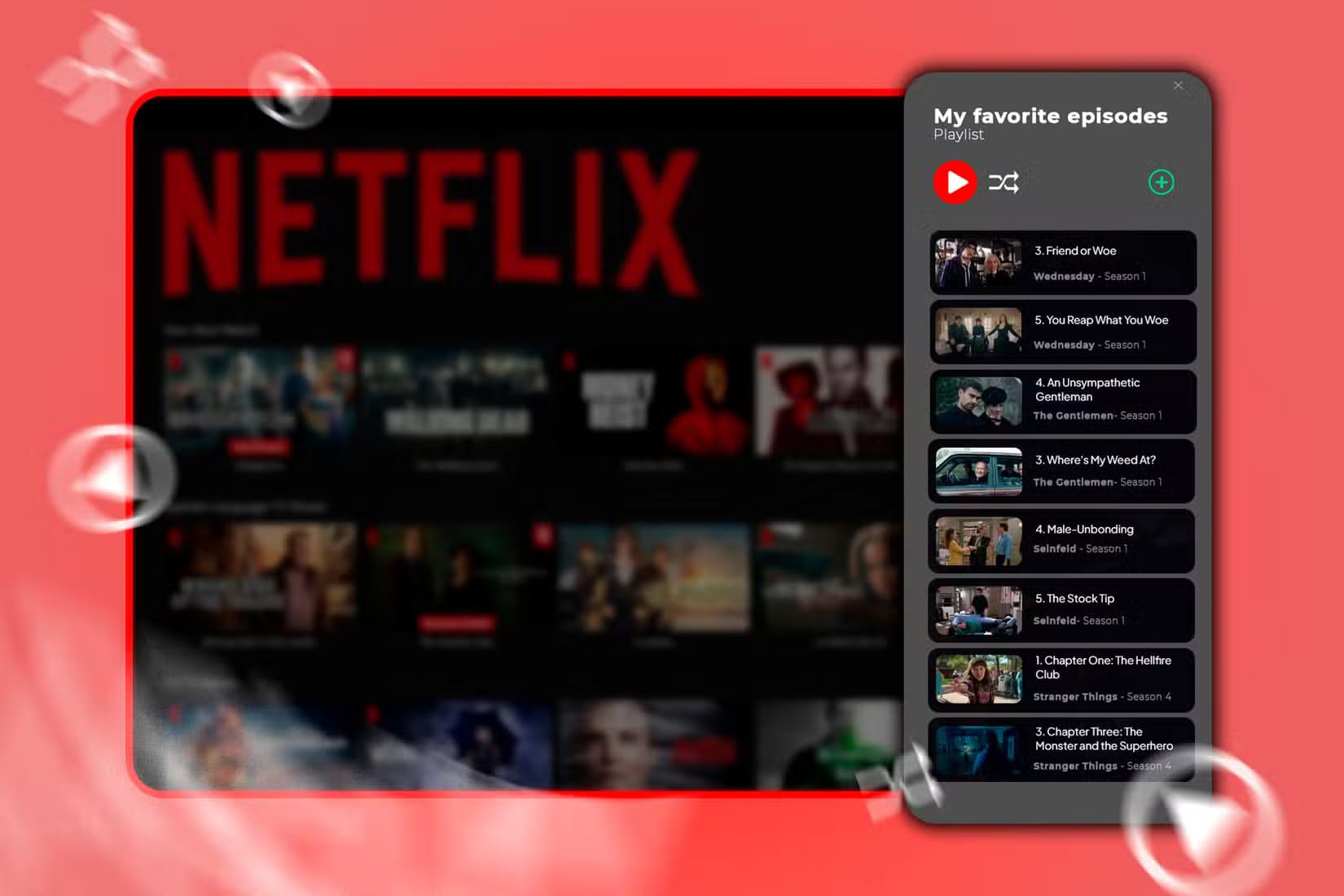 netflix-screen-with-a-representation-of-a-playlist Netflix في 2025: هل ما زالت الخيار الأفضل لمشاهدة الأفلام والمسلسلات؟