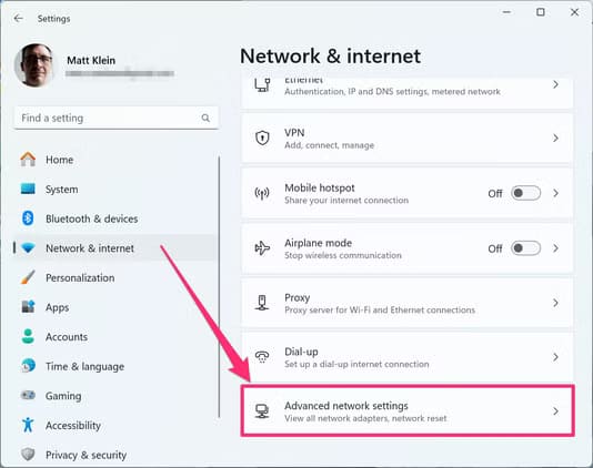 open-your-settings_-then-the-advanced-network-settings أسهل الطرق لنقل الملفات بين أجهزة Mac وWindows دون تعقيدات