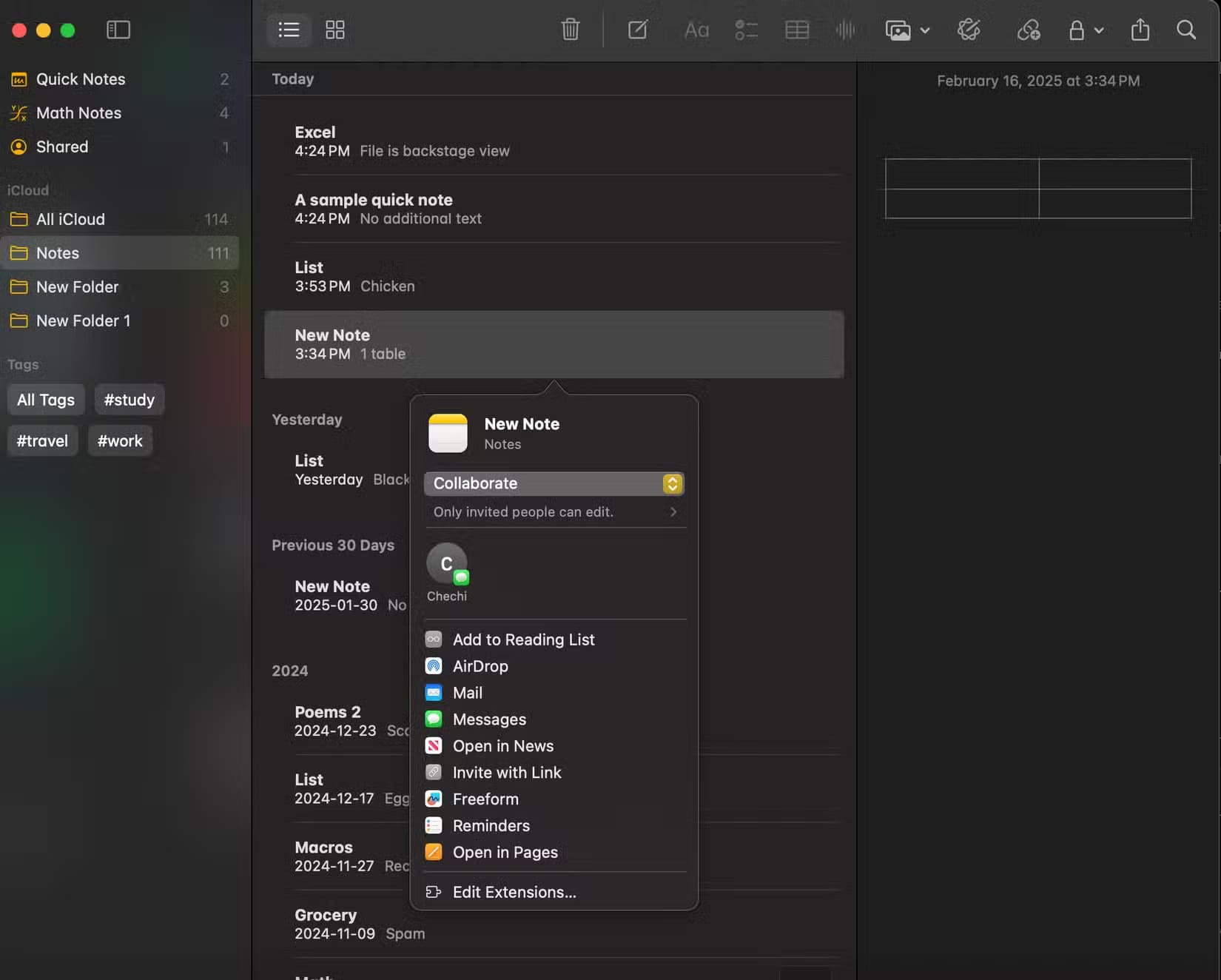 screenshot-2025-02-16-at-4-28-01-pm-1 مقارنة بين Apple Notes وOneNote لتحديد التطبيق الأفضل لتدوين الملاحظات على جهاز Mac