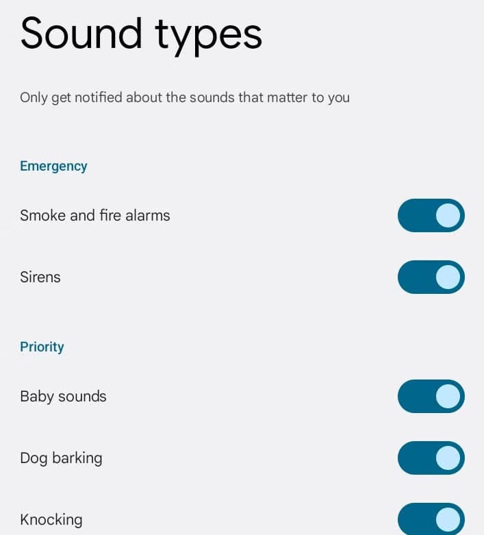 sound-detection-option-in-live-transcribe كيف تكتشف الرسائل المباشرة المخفية في هاتف Samsung Galaxy دون برامج