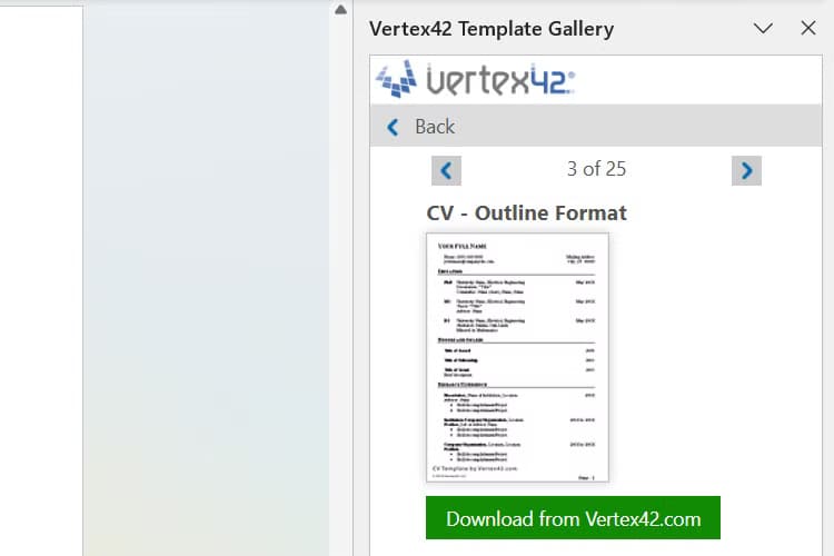 vertex42-add-in-microsoft-word إضافات Microsoft Word التي ستغير طريقة عملك وتعزز إنتاجيتك