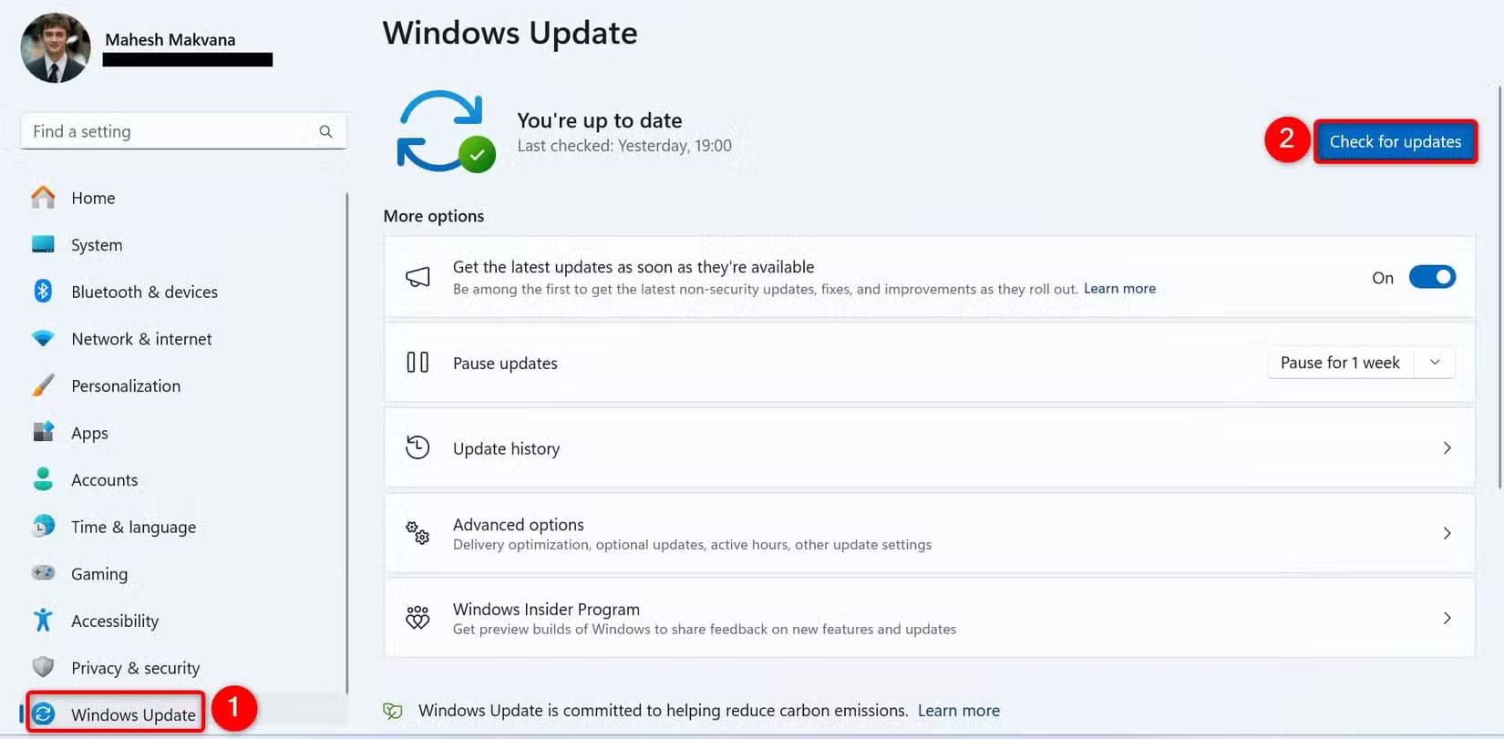 11-update-windows-11 10 طرق فعّالة لتسريع Windows 11 على الأجهزة القديمة