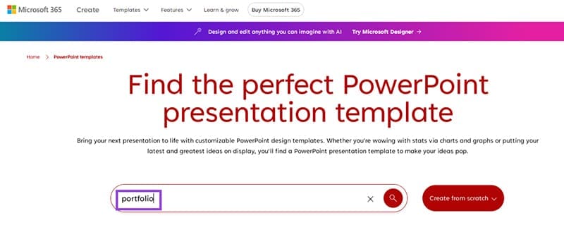 How-to-Create-a-Portfolio-in-PowerPoint-1 خطوات بسيطة لتصميم محفظة أعمال احترافية باستخدام PowerPoint