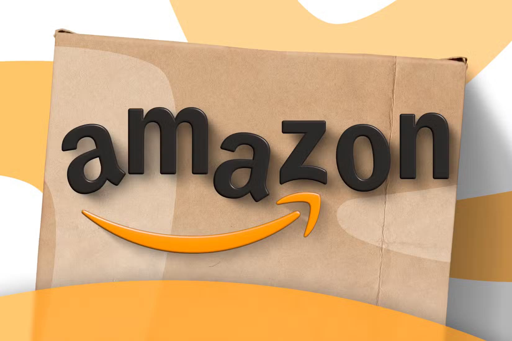 a-cardboard-box-with-the-amazon-logo-on-top-1 9 مشاكل شائعة في المنزل الذكي لن تحلها أجهزة أليكسا الذكية