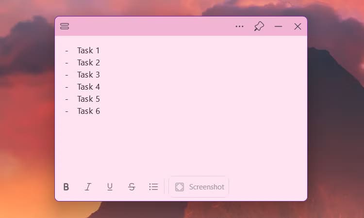 list-sticky-notes استفد من تطبيق Sticky Notes في Windows لتنظيم مهامك اليومية بسهولة وفعالية