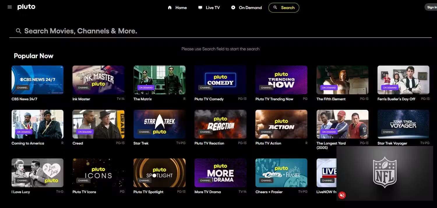 plutotv4search مقارنة بين Pluto TV وTubi لاختيار أفضل خدمة بث مجانية تناسبك