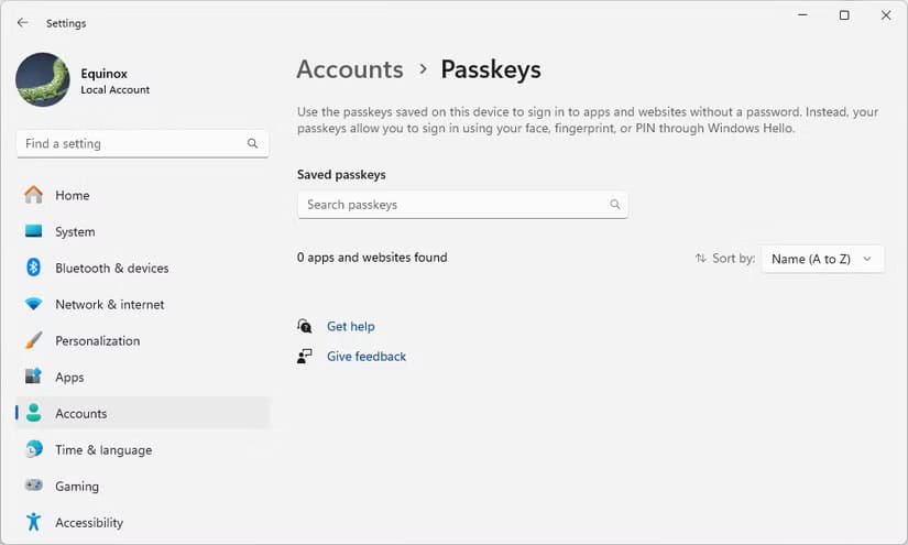 the-passkey-settings-on-windows-11 هل يجب عليك استخدام مفاتيح المرور التي تروج لها Microsoft وGoogle وApple؟