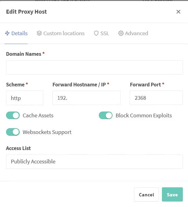 npm-proxy-host-setup كيف تستضيف موقعك باستخدام Docker و Nginx Proxy Manager بخطوات بسيطة