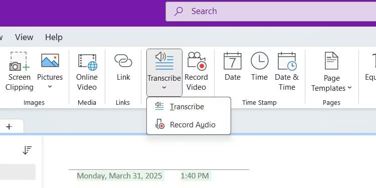 start-recording-onenote خمس أدوات يمكنك الاستغناء عنها عند استخدام OneNote